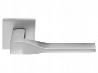 Дверные ручки RUCETTI RAP 27 SLIM-S SC цвет - матовый хром