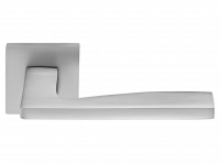 Дверные ручки RUCETTI RAP 28 SLIM-S SC цвет - матовый хром